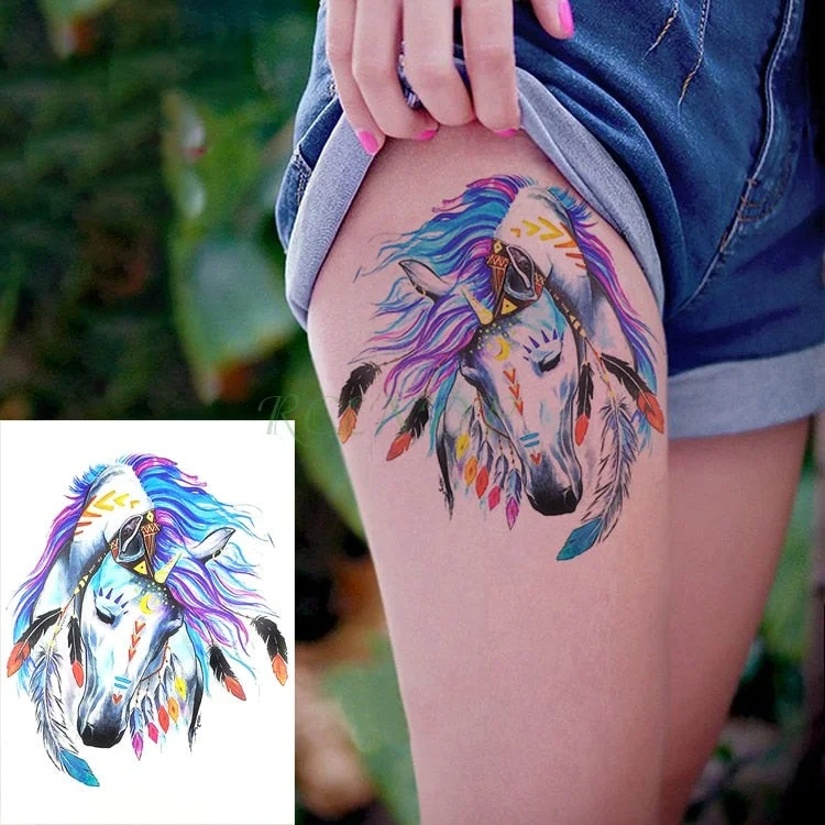 Waterproof Temporary Tattoo Sticker sexy on body back big crown tatto stickers flash tatoo fake tattoos for women men