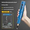 Small Fully Automatic Chisel Woodworker Bonsai Root Carving Lithium Battery Handheld Carving Machine Set