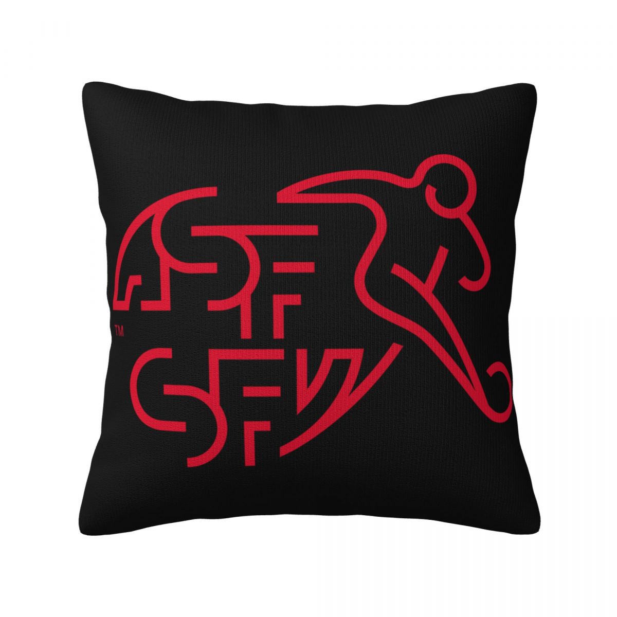 Switzerland National Football Team Decorative Square Throw Pillow Covers