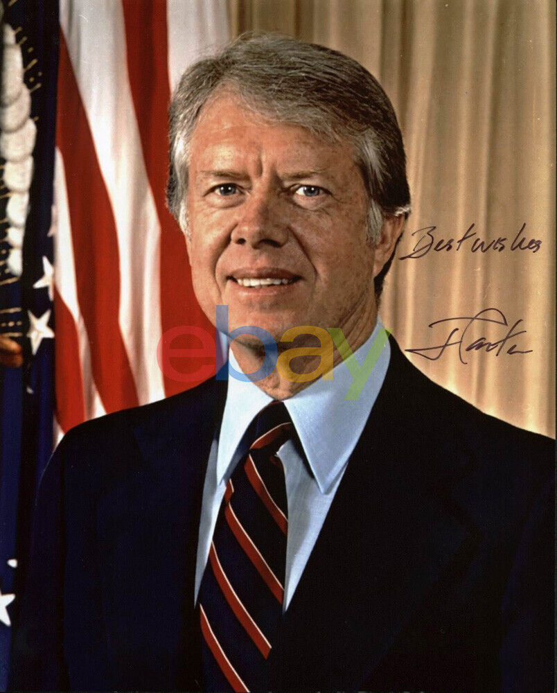 Jimmy Carter Signed 8x10 Autographed Photo Poster painting reprint