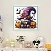 (Multi-Style) Halloween Pumpkin Gnome-14CT Counted Cross Stitch 40*40cm/15.75*15.75in