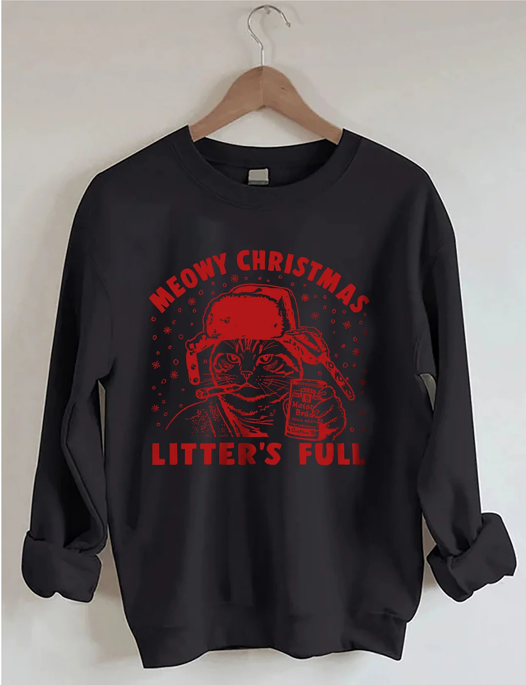 Litters Full Meowy Christmas Sweatshirt