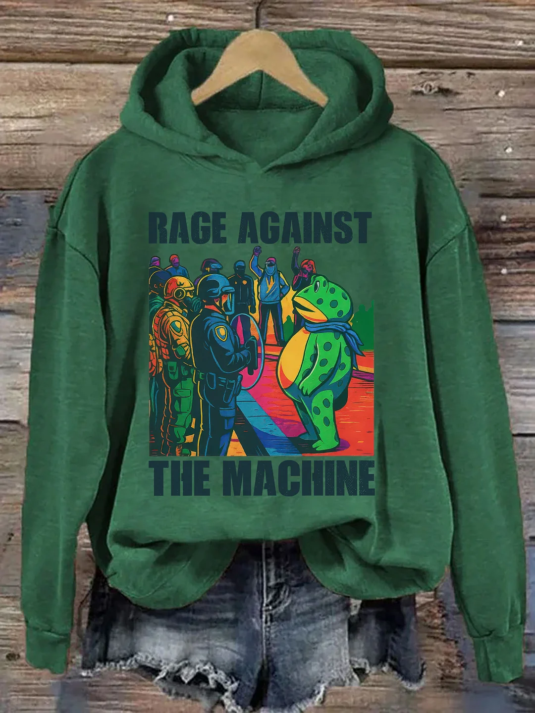 Portland Frog Anti-ICE Hoodie