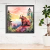 (40*40cm)Bear - Full Round Drill Diamond Painting