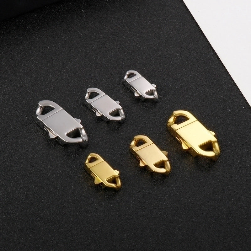 1 Piece Stainless Steel 18K Gold Plated Geometric