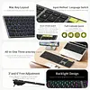 Aluminum alloy backlit one-click screenshot scissor-switch silent full-size magic control multi-system ultra-thin desktop office Bluetooth wireless keyboard