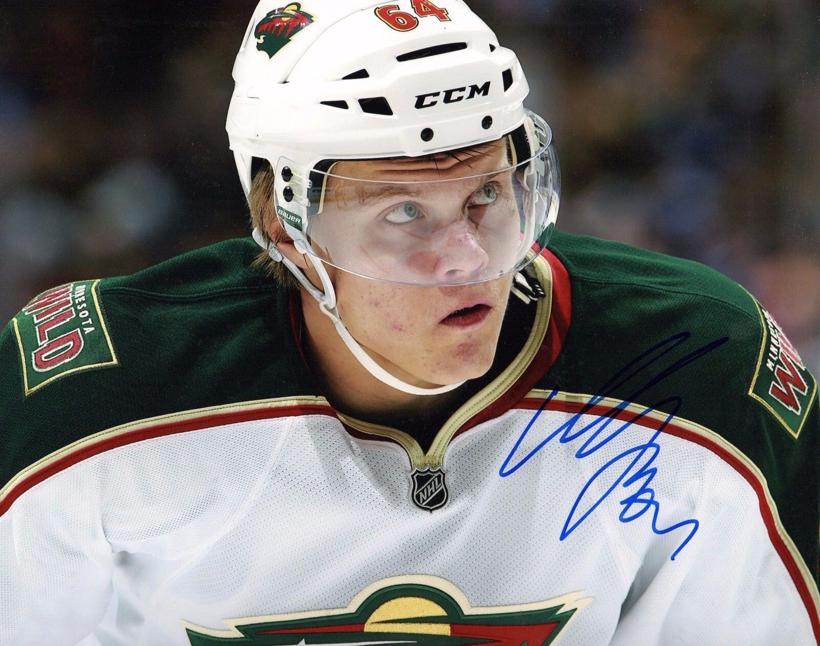 GFA Minnesota Wild * MIKAEL GRANLUND * Signed 8x10 Photo Poster painting M5 COA