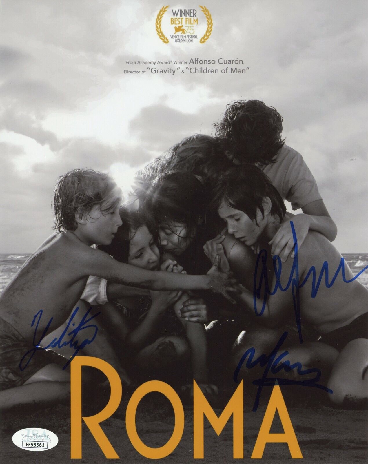 YALITZA APARICIO & ALFONSO CUARON +1 Authentic Signed ROMA