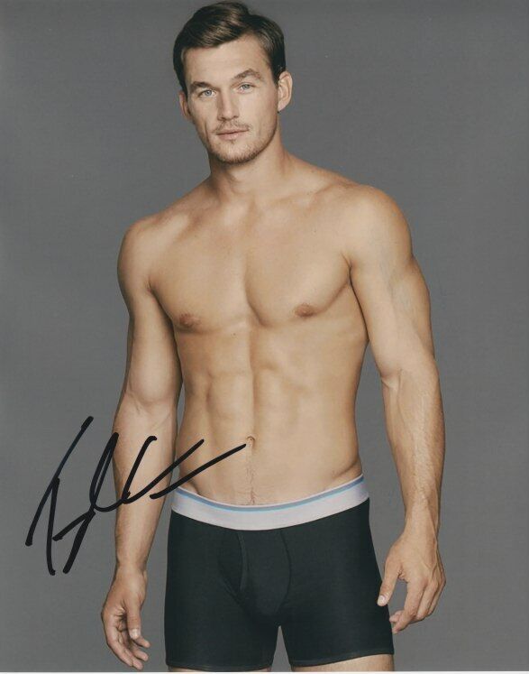 Tyler Cameron Male Model shirtless signed 8X10 Photo Poster painting