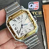 Cartier Santos Large Two-Tone W2SA0009 with White Dial (40mm) Super Clone