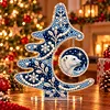 DIY Pearl Diamond Painting Acrylic Stand, Christmas Tabletop Decoration, Special Shaped Diamond Art Craft Kit for Home Decor