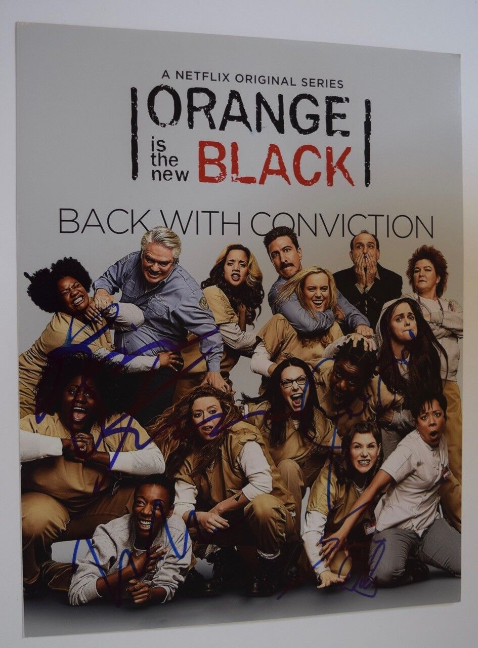 ORANGE IS THE NEW BLACK Cast Signed Autographed 11x14 Photo Poster painting by 4 COA VD