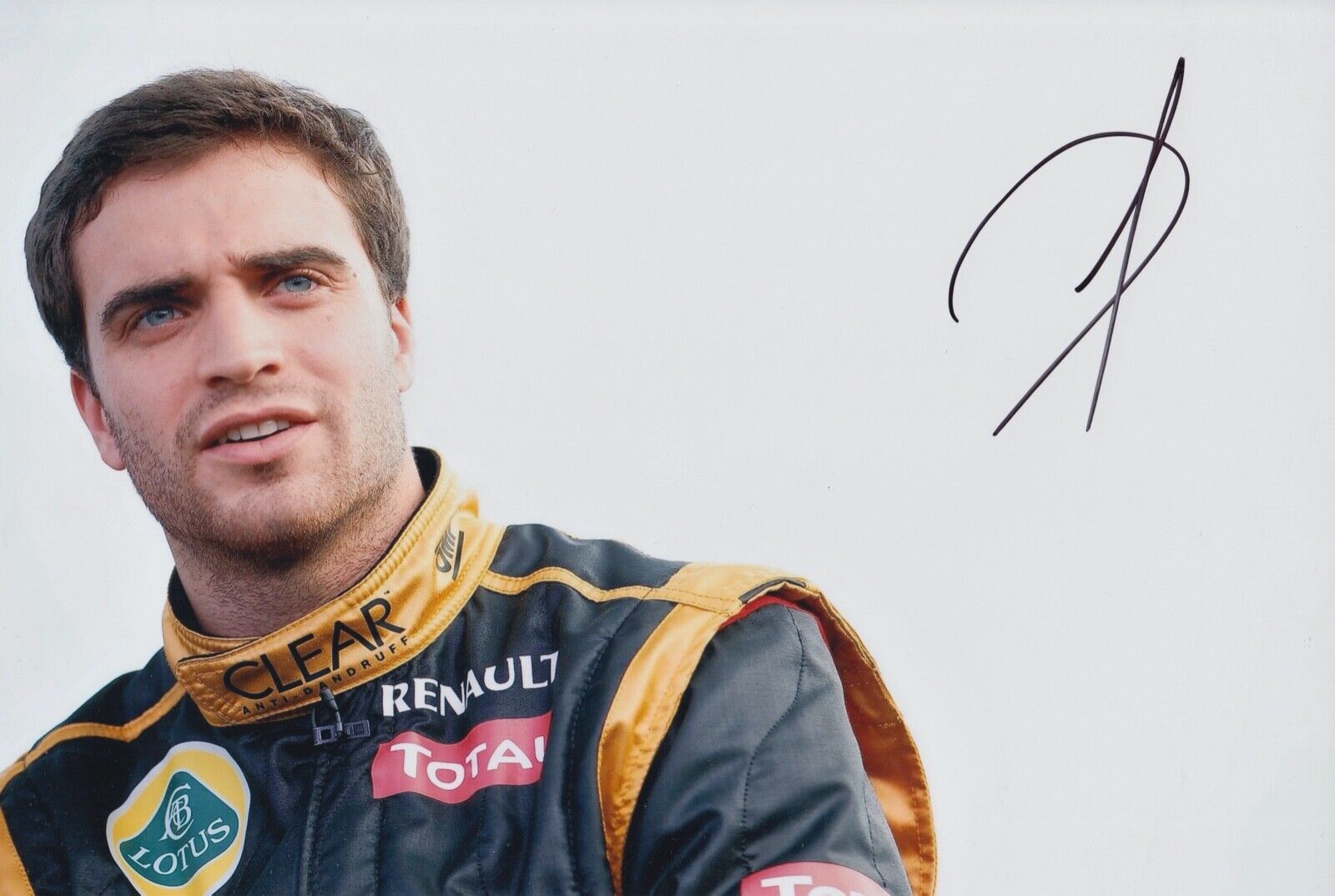 Jerome d'Ambrosio Hand Signed 12x8 Photo Poster painting F1 Autograph Lotus F1 Team