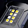 COB SMD USB Charging Hat Clip Light LED Keychain Flashlight Rotatable Work Light