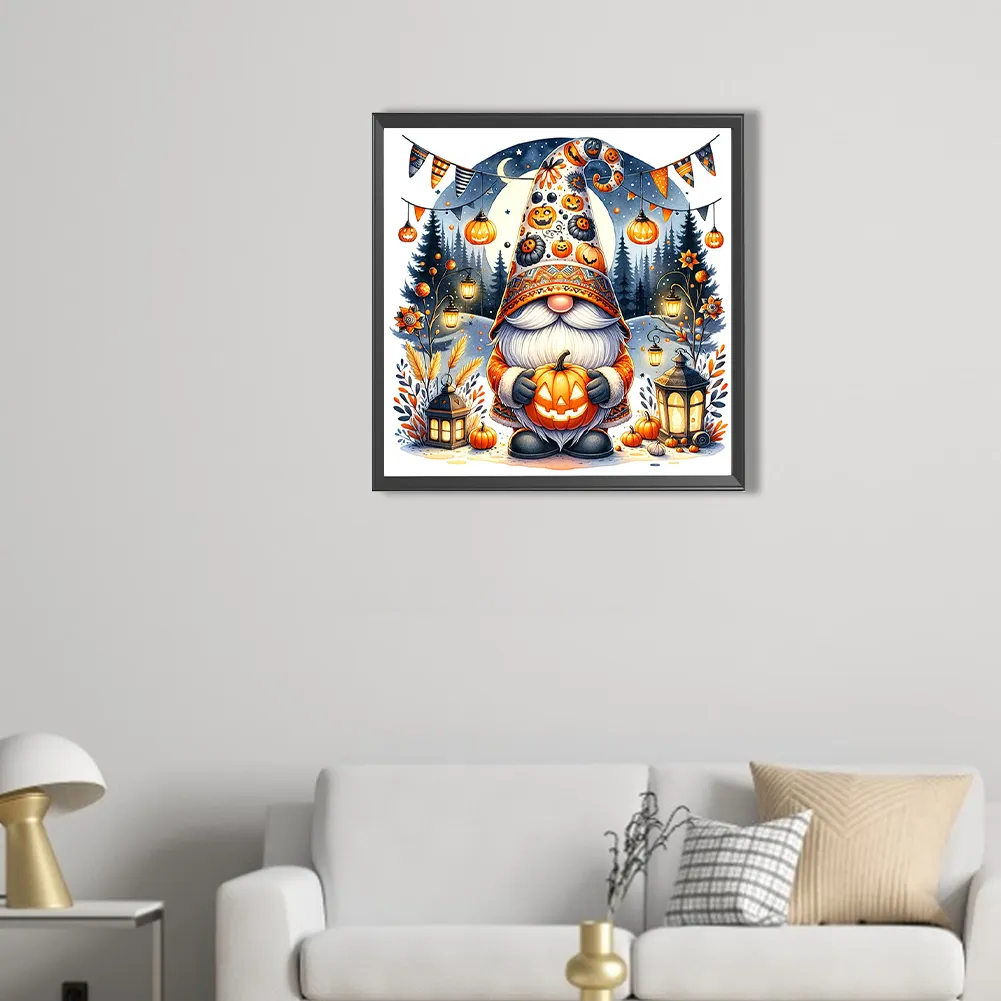 Partial AB Diamond Painting - Full Round Drill - Halloween Goblin(Canvas|45*45cm)