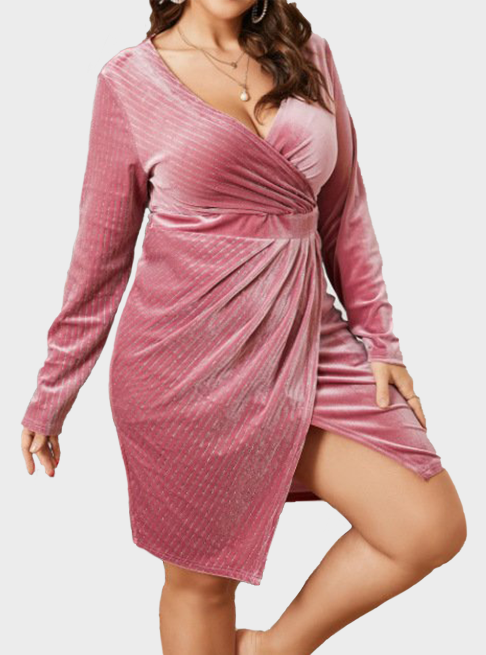  thdmladies V-neck Christmas Cross Dress thedmladies