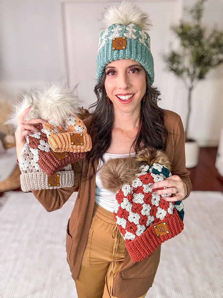 Cozy Crochet Hat Duo Digital Patterns
