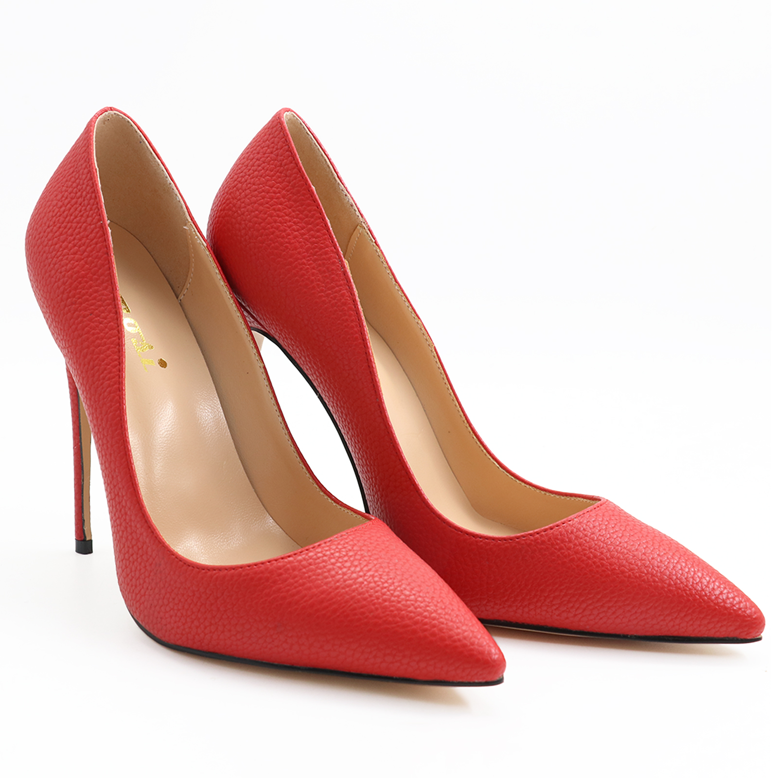 120mm Pattern Look Heels Party Red Line Pumps-vocosishoes