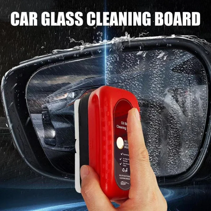 Car oil film wipe multifunctional cleaning brush