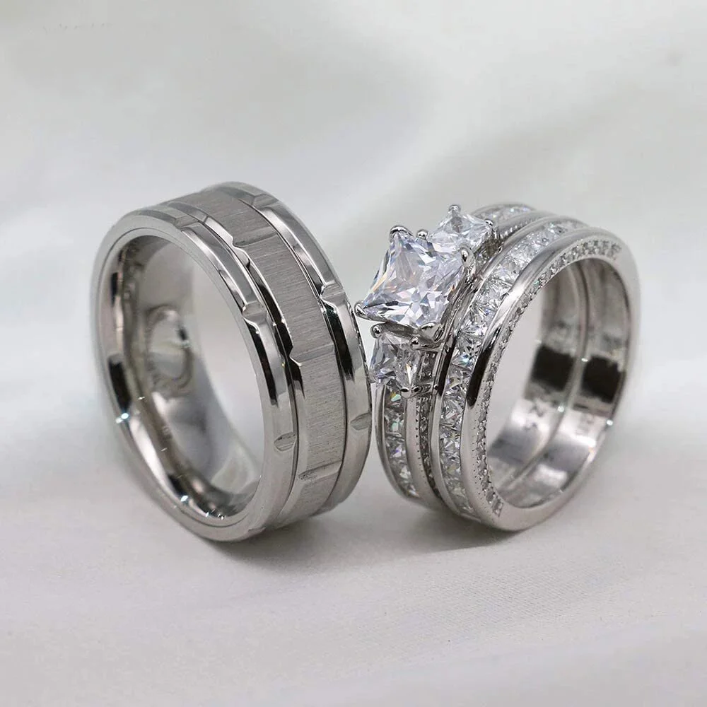 'Morning Dawn' Rings