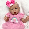 20'' Bald Holland With Blue Eyes, Lifelike Handmade Soft Body, Weighted Reborn Silicone Baby Girl - RBBI-Myrebornbabydoll&reg; Myrebornbabydoll&reg;
