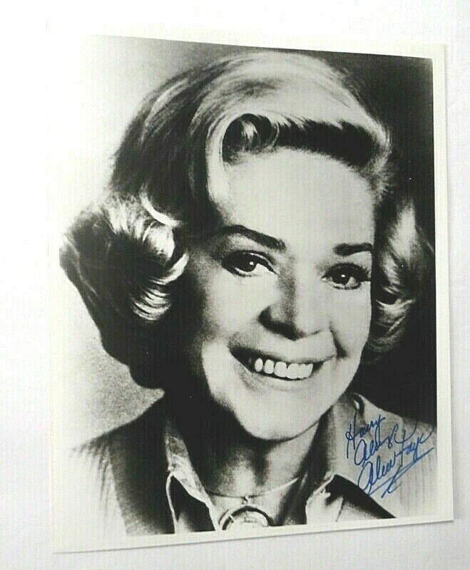 ALICE FAYE Autographed 8 x 10 Photo Poster painting Film Radio Actress SINGER State FAIR PC1718