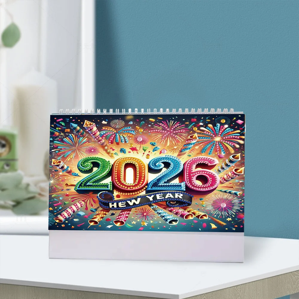 5D/DIY Calendar Crystal Painting Desk Calendars Kit Diamond Decorations Calendar