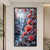 Waterfall Flowers-11CT Stamped Cross Stitch 40*70cm/15.75*27.56in (Big Size) tapestrymarket