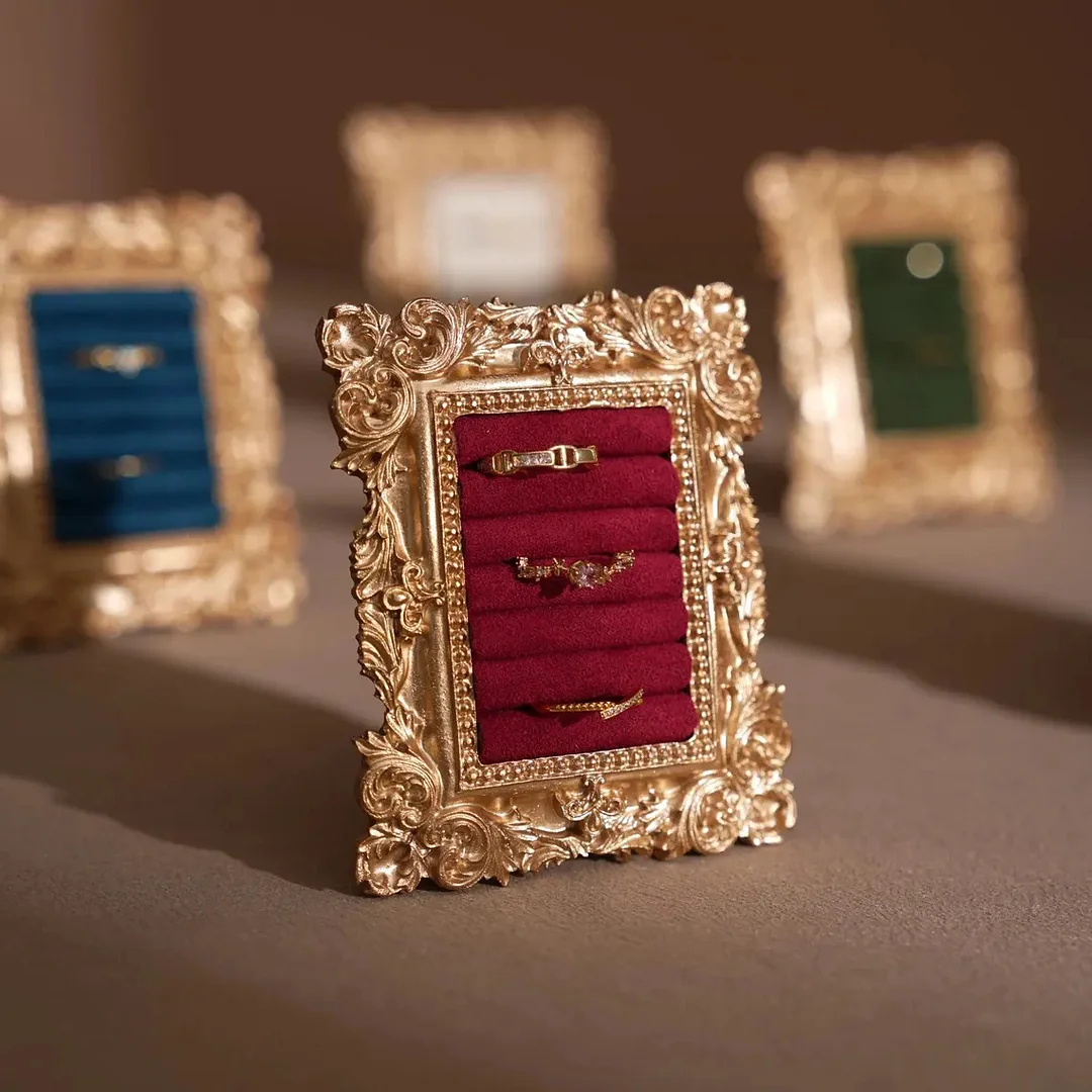 Ring Organizer Vintage Jewelry Display Frame