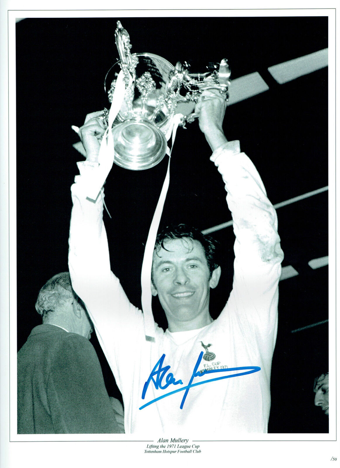 Alan MULLERY Signed Autograph 16x12 Photo Poster painting AFTAL COA Tottenham Spurs Legend