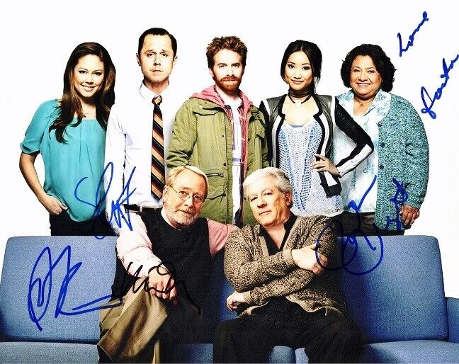 DADS Cast Signed 11x14 Photo Poster painting by Seth Green, Giovanni Ribisi, Martin Mull, Tonita