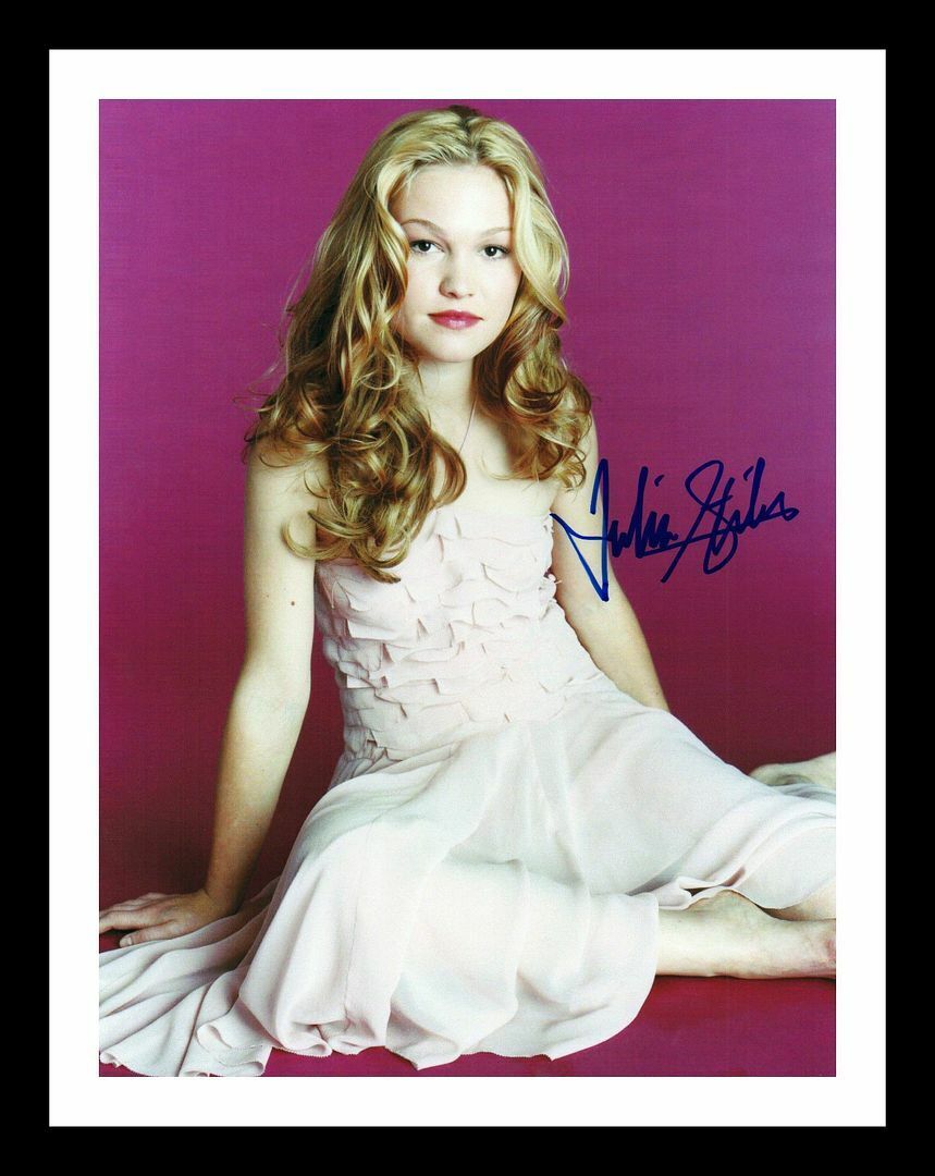 Julia Stiles Autograph Signed & Framed Photo Poster painting