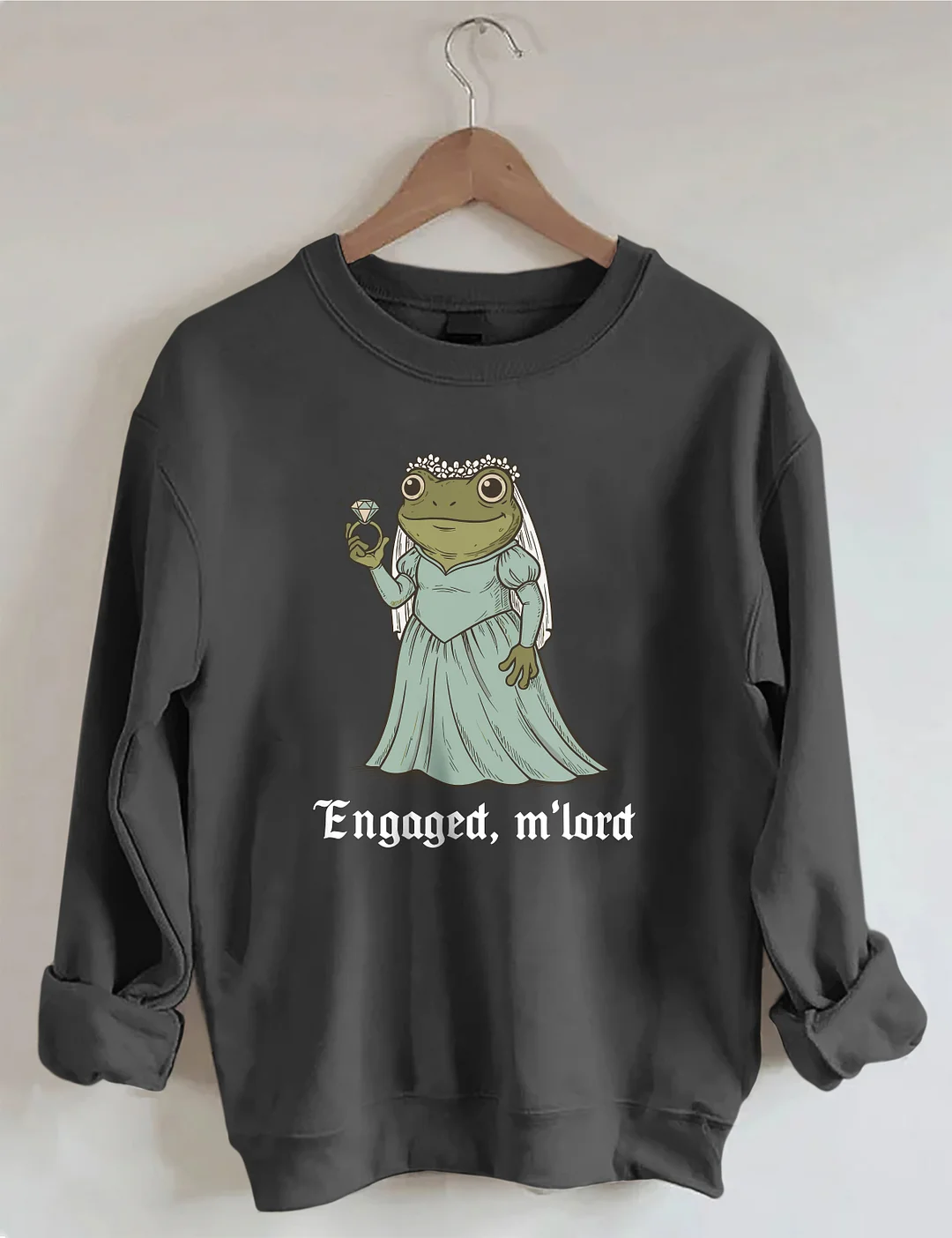 Funny Frog Engagement Sweatshirt