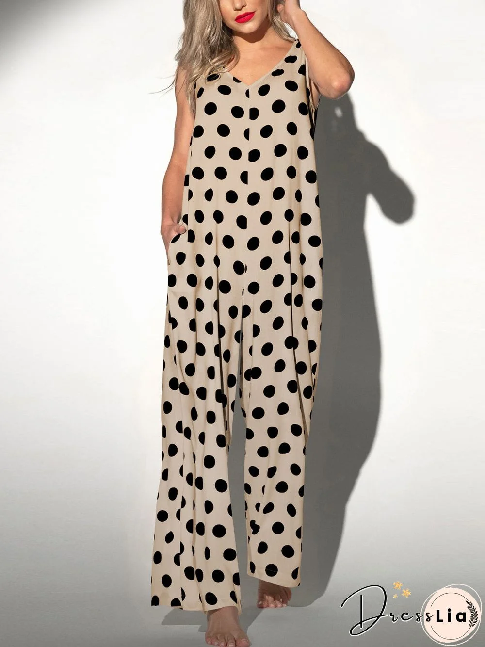 Polka Dots Vacation Jumpsuit & Romper