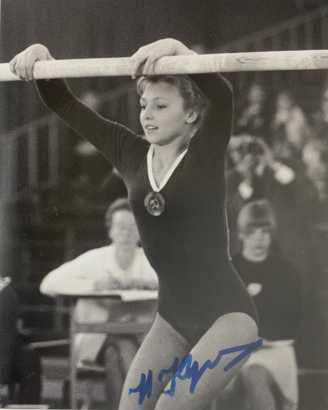 NATALIA KUCHINSKAYA SIGNED 8x10 Photo Poster painting OLYMPICS GOLD MEDALIST 1968 AUTOGRAPH COA