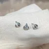 Color-Changing Tapered Titanium Alloy F136 Earrings, Angel Bites Devil Stud