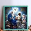 Jesus-11CT Stamped Cross Stitch 45*45cm/17.72*17.72in