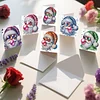 6PCS DIY Diamond Art Greeting Cards Santa Claus Congratulations Cards & Gift