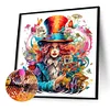 Diamond Painting-DIY Full Round Drill Mad Hatter Alice(40*40 CM)