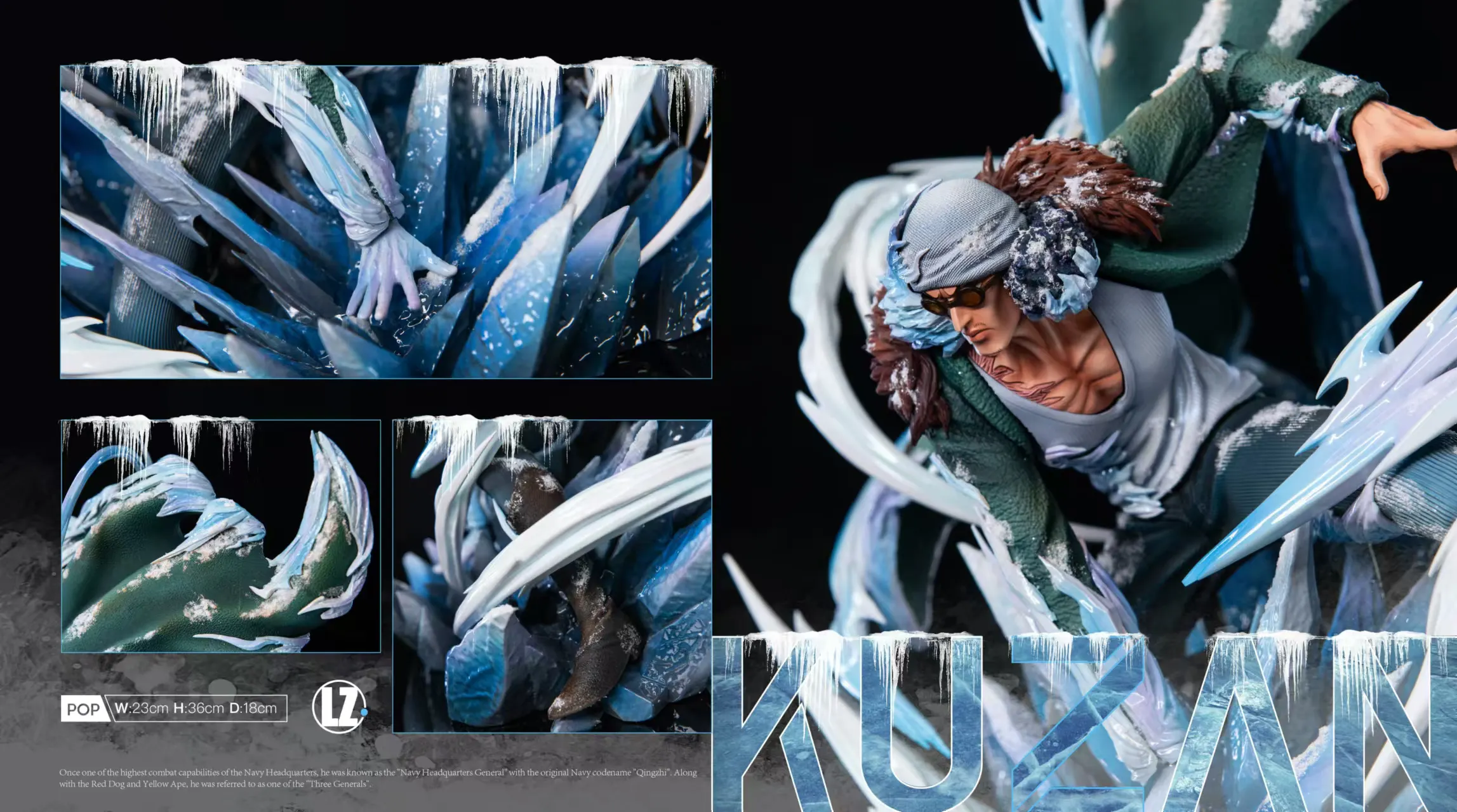 STATUE FIGURINE ONE PIECE manga Bartholomew Kuma 28 cm collection