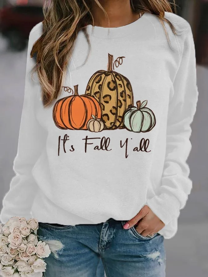 Women's  It'S Fall Y'All  Design Sweatshirt