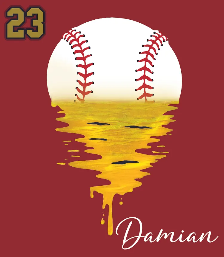 Baseball Melting Sun Fleece Blanket Gift Baseball Lover Blanket Baseball Play Blanket