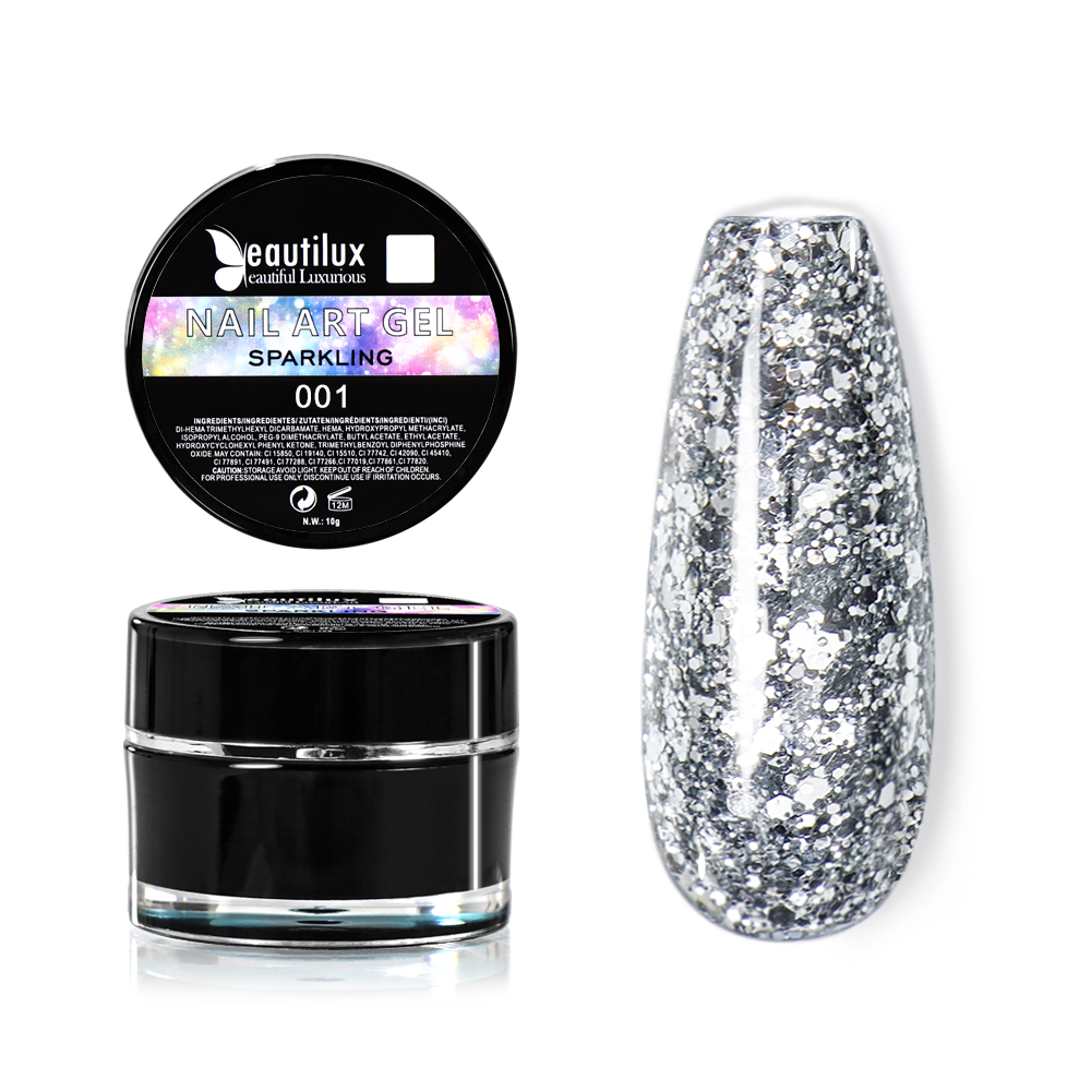 COULEUR PAILLETTES GEL POUR ONGLES| BHCB-01