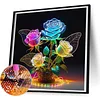 Luminous Roses-Full Round Diamond Painting