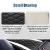 Car Center Console Cover, Universal Leather Waterproof Armrest Seat Box Cover Protector, Comfortable Car Decor Accessories Fit for Most Cars, Vehicles, SUVs-White