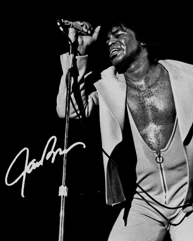 James Brown Autograph Signed Photo Poster painting Print