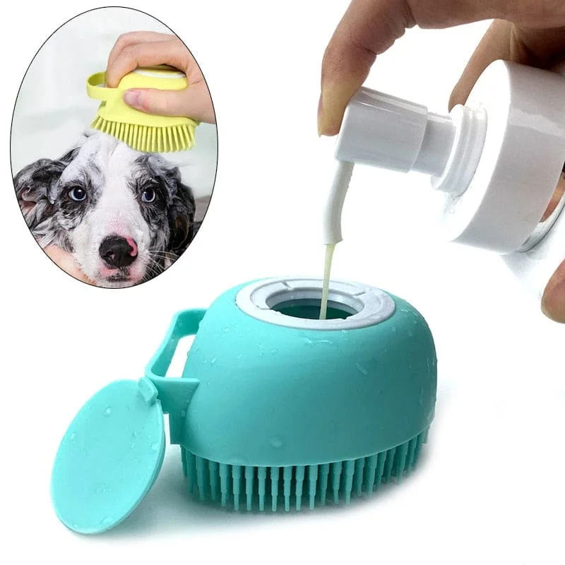 FurryScrub™ - The Pet-Friendly Silicone Dog and Cat Bath Massage Brush