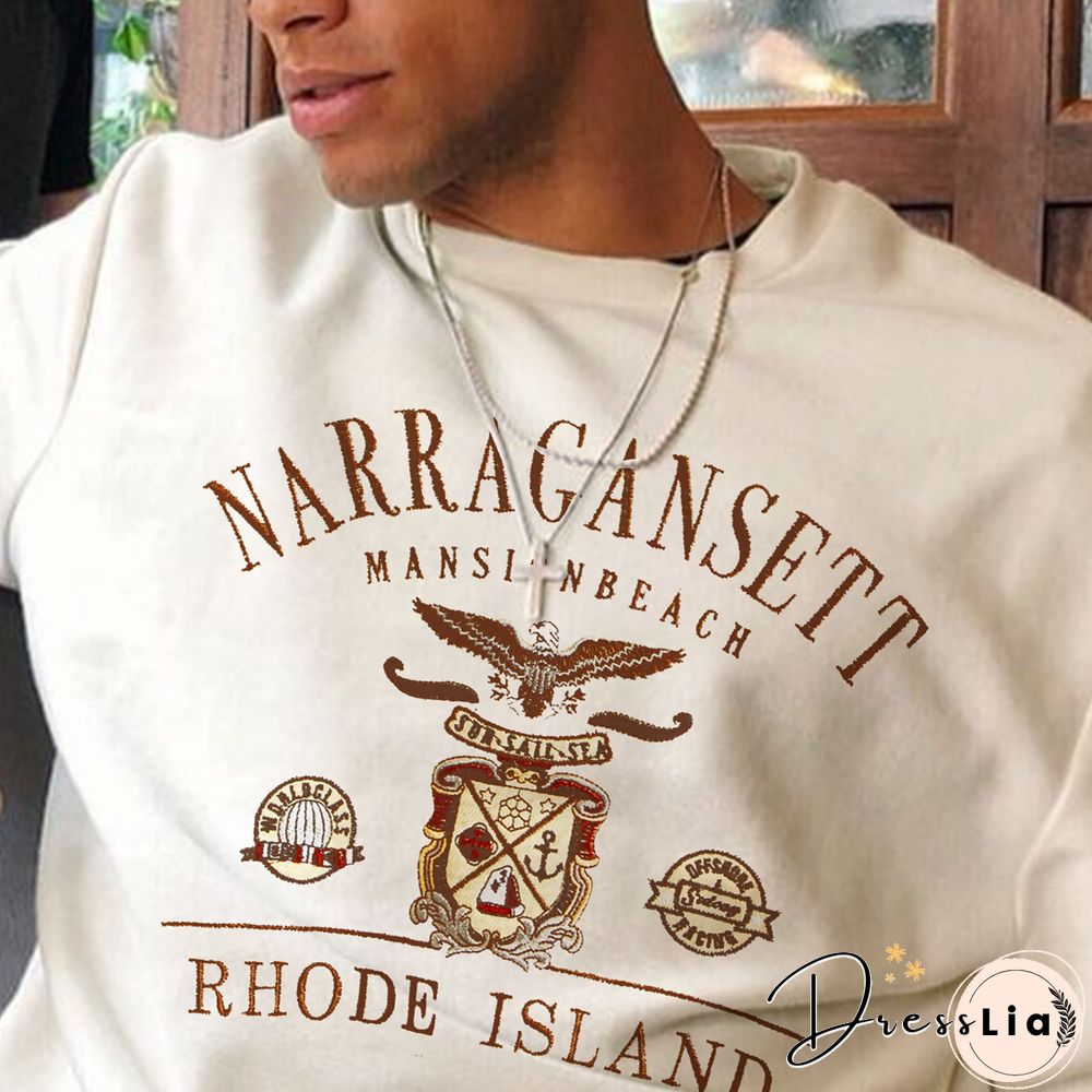 Retro Men's Island Crew Neck Sweater