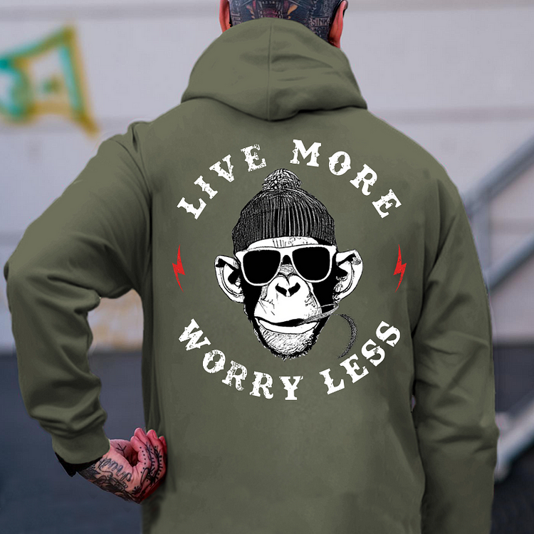 Live More Worry Less Hoodie