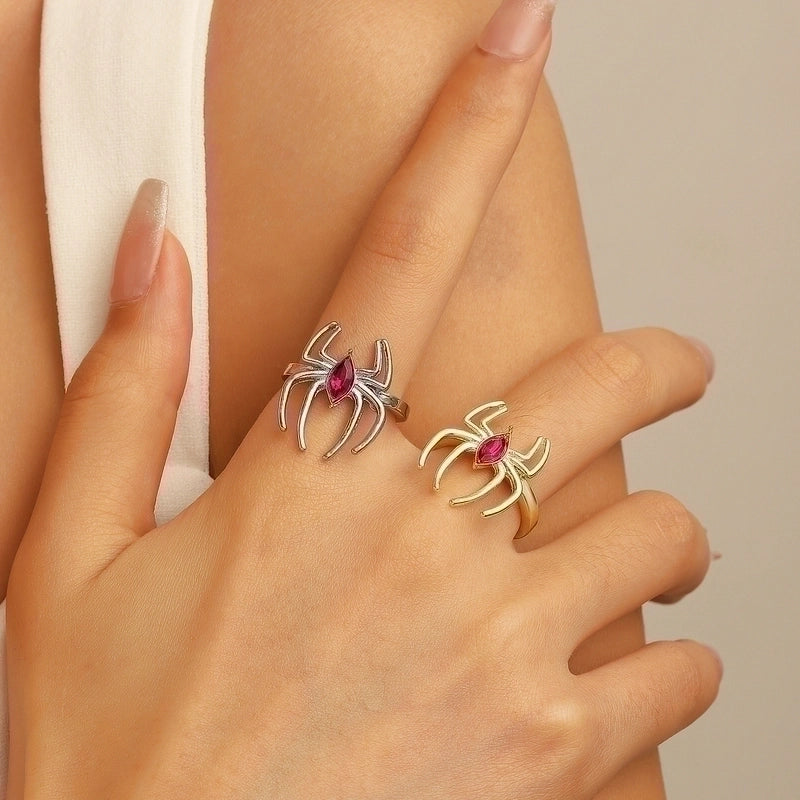 Funny Spider Alloy Plating 14k Gold Plated Silver Plated Halloween Women’s Jewelry Set